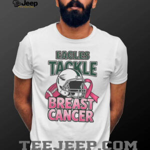 Eagles Tackle Breast Cancer T Shirt