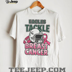 Eagles Tackle Breast Cancer T Shirt
