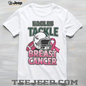 Eagles Tackle Breast Cancer T Shirt