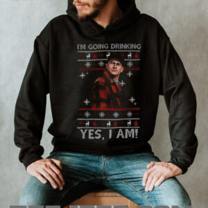 Ed Gein I’m Going Drinking Yes I Am Funny Christmas t shirt