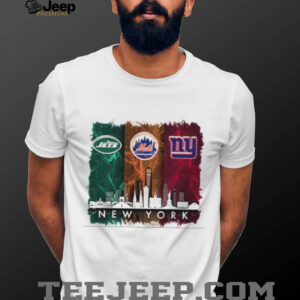 Empire State of Mind Jets, Mets, Giants T shirt