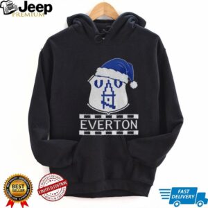 Everton F.C. The Toffees Santa Merry Christmas logo shirt