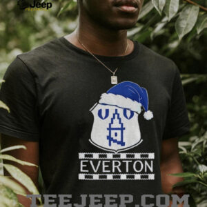 Everton F.C. The Toffees Santa Merry Christmas logo shirt