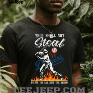 Flames and Dodgers Baseball Fan T Shirt