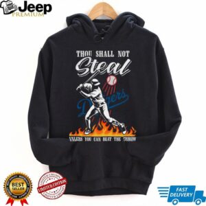 Flames and Dodgers Baseball Fan T Shirt