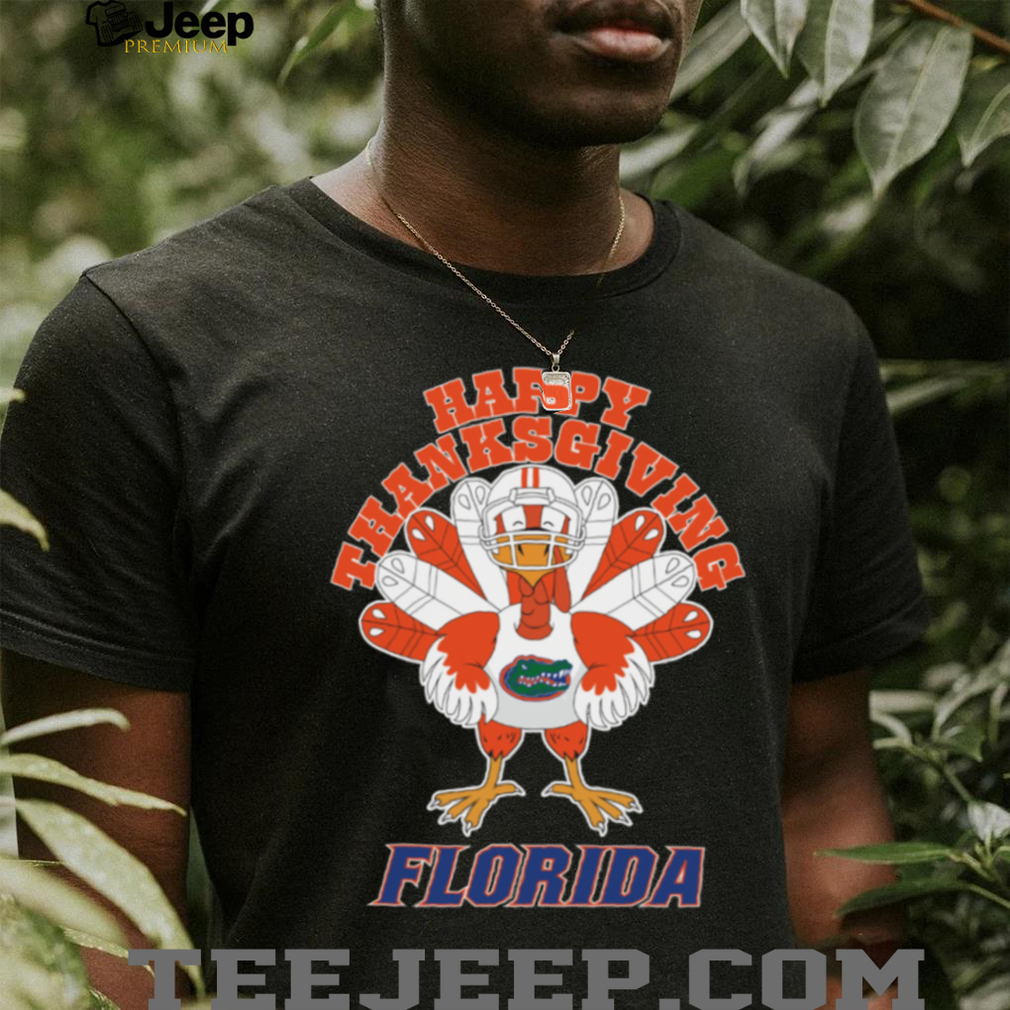 Florida Gators Happy Thanksgiving Turkey TShirt Florida Gators Happy Thanksgiving Turkey TShirt