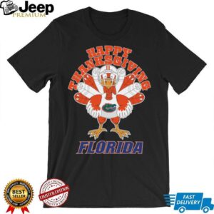Florida Gators Happy Thanksgiving Turkey TShirt