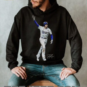 Freddie Freeman posing Los Angeles Dodgers walk off Baseball MLB signature shirt