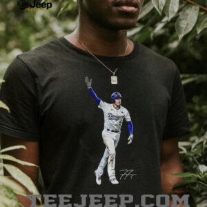 Freddie Freeman posing Los Angeles Dodgers walk off Baseball MLB signature shirt