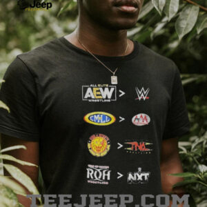 Funny AEW better than WWE shirt
