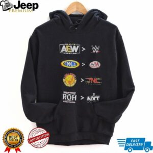 Funny AEW better than WWE shirt