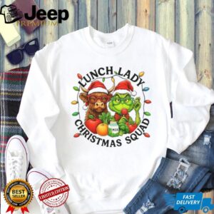 Funny Christmas Lunch Lady Squad Shirt Cafeteria Team Shirt