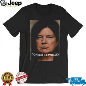 Funny Meme Donica Lewinsky Vintage Portrait Photo Anti Trump shirt