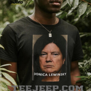 Funny Meme Donica Lewinsky Vintage Portrait Photo Anti Trump shirt