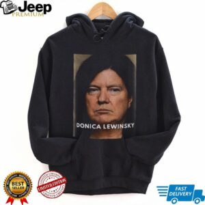 Funny Meme Donica Lewinsky Vintage Portrait Photo Anti Trump shirt