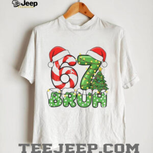 Funny Santa Bruh Christmas Meme Six Seven 67 shirt
