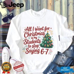 Funny Six Seven Bright Sweater Christmas 6 7 Six Seven Funny Holiday Shirt Viral 6 7 Gen Z Meme Shirt