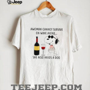 Funny Snoopy Joe Cool Wine and Dog Lover T Shirt