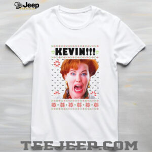 Funny Ugly Christmas Jumper Kate McCallister Kevin Scream shirt
