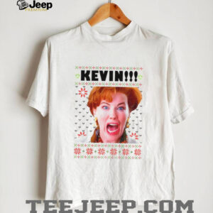Funny Ugly Christmas Jumper Kate McCallister Kevin Scream shirt