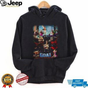 GOAT Greatest of All Time cartoon shirt