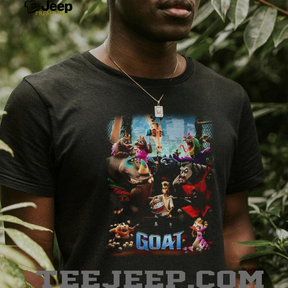 GOAT Greatest of All Time cartoon shirt GOAT Greatest of All Time cartoon shirt