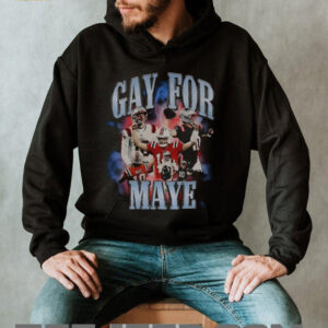 Gay For Maye Drake Maye New England Patriots graphic shirt Gay For Maye Drake Maye New England Patriots graphic shirt