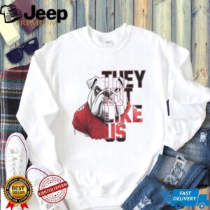 Georgia Bulldogs 'They Not Like Us' Crewneck Shirt