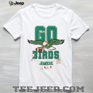 Go Birds Christmas Philadelphia Eagles NFL Football est 1933 Merry Christmas shirt