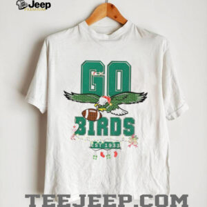 Go Birds Christmas Philadelphia Eagles NFL Football est 1933 Merry Christmas shirt
