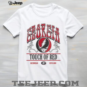 Grateful Dead x skeletons Georgia Bulldogs Touch of Red estd 1980 shirt