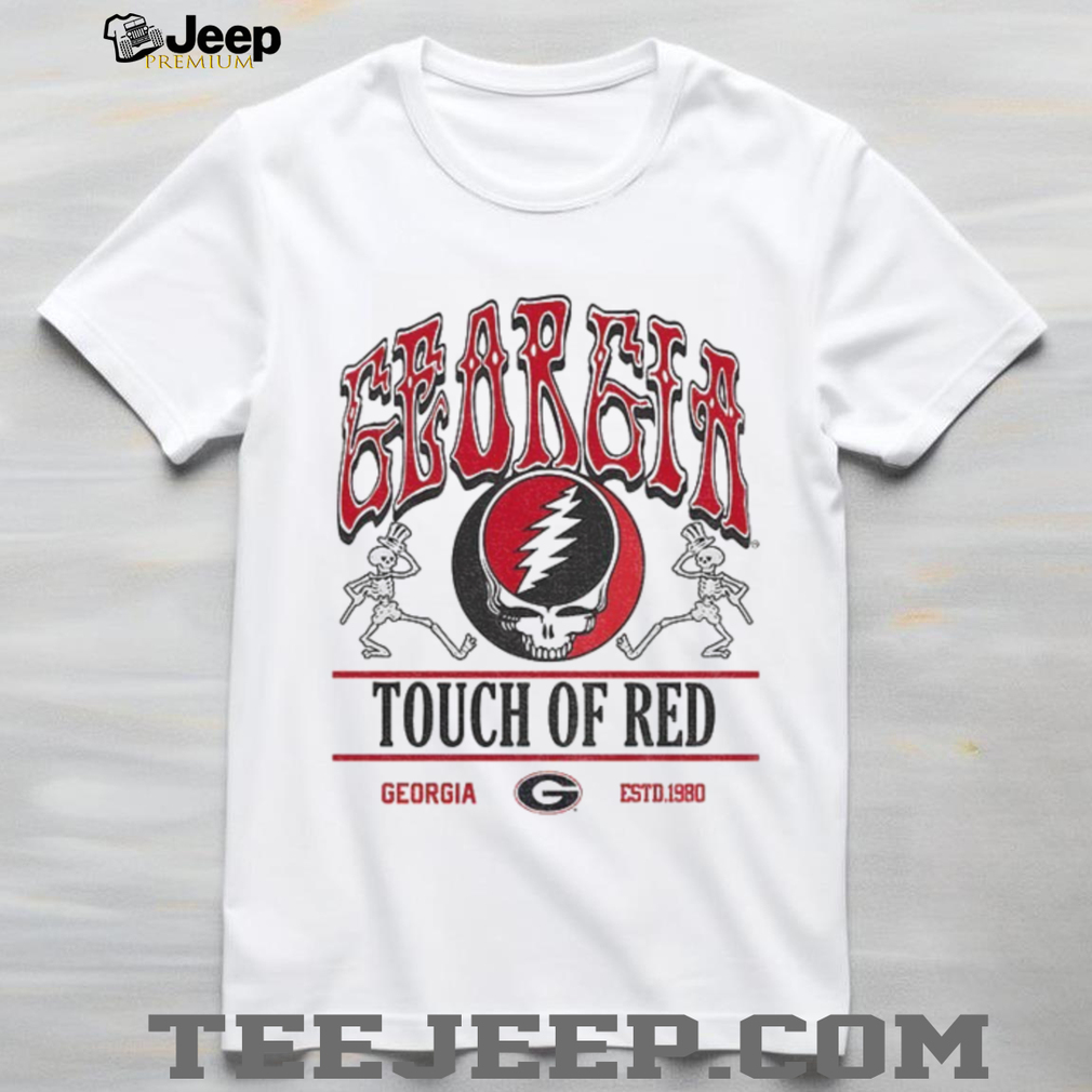 Grateful Dead x skeletons Georgia Bulldogs Touch of Red estd 1980 shirt Grateful Dead x skeletons Georgia Bulldogs Touch of Red estd 1980 shirt