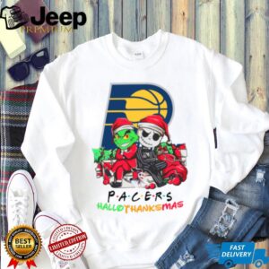 Grinch And Jack Indiana Pacers Friends HalloThanksMas T Shirt