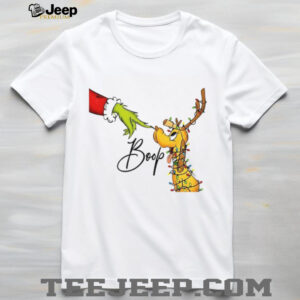Grinch Boop Reindeer Dog Christmas shirt