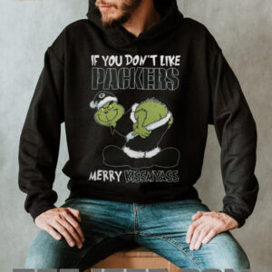 Grinch If You Don’t Like Green Bay Packers Merry Kissmyass T Shirt