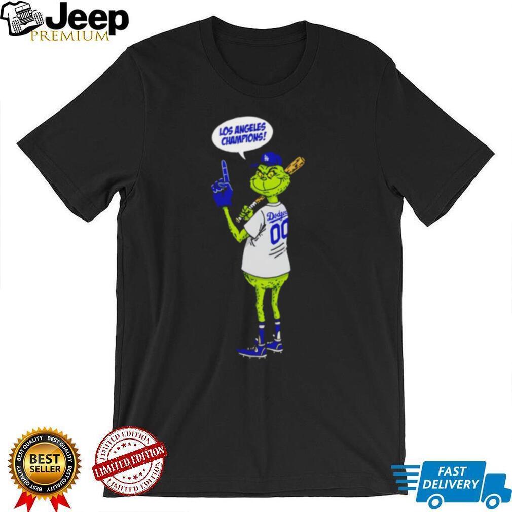 Grinch fan of Los Angeles Dodgers Champions World Series 2025 Merry Christmas shirt Grinch fan of Los Angeles Dodgers Champions World Series 2025 Merry Christmas shirt