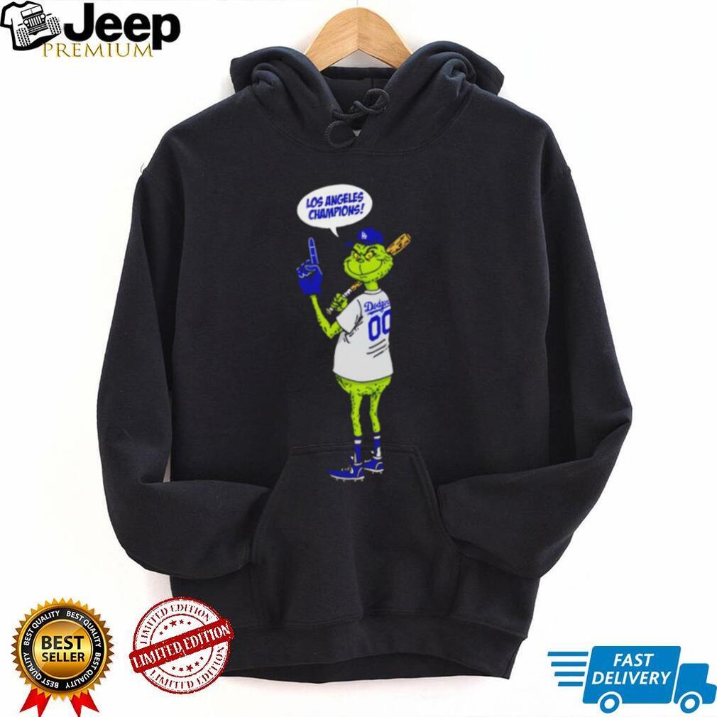 Grinch fan of Los Angeles Dodgers Champions World Series 2025 Merry Christmas shirt Grinch fan of Los Angeles Dodgers Champions World Series 2025 Merry Christmas shirt