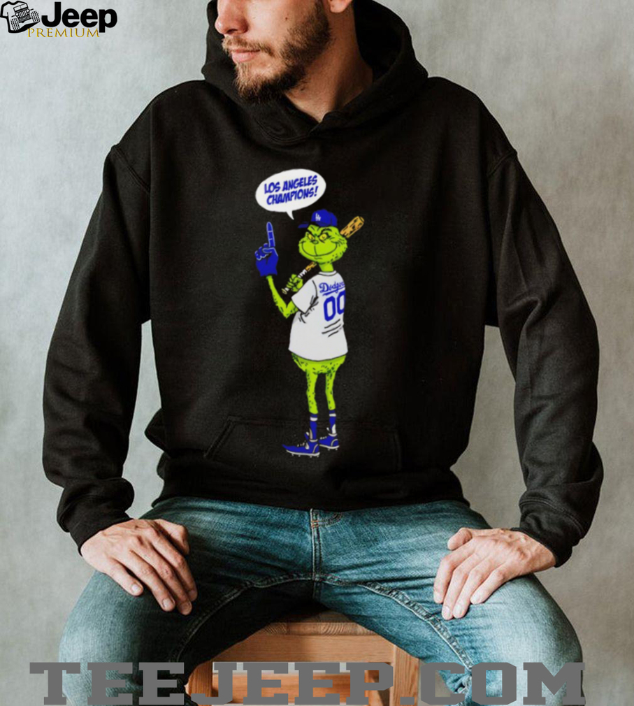 Grinch fan of Los Angeles Dodgers Champions World Series 2025 Merry Christmas shirt Grinch fan of Los Angeles Dodgers Champions World Series 2025 Merry Christmas shirt