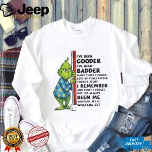 Grinch inner peace begins with four words not my fucking problem Christmas shirt