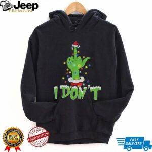 Grinch middle finger I don’t Merry Christmas shirt