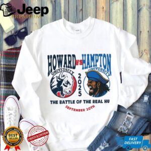 Hampton vs Howard University 2025 the battle of the real HU shirt