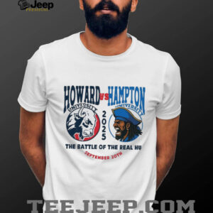 Hampton vs Howard University 2025 the battle of the real HU shirt