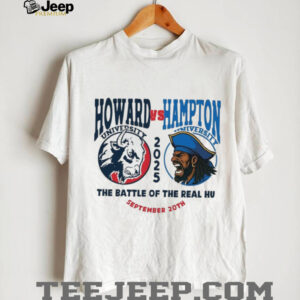 Hampton vs Howard University 2025 the battle of the real HU shirt