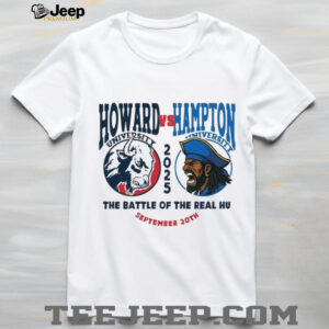 Hampton vs Howard University 2025 the battle of the real HU shirt