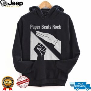 Hands Paper Beats Rock political shirt