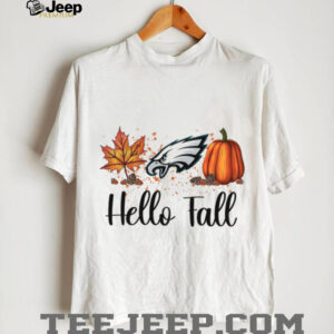 Hello Fall Eagles Fan T shirt