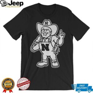Herbie Husker x Matt Rhule coach Nebraska Cornhuskers mascot NFL 2025 shirt