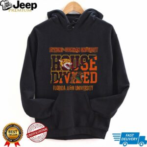House Divided Bethune Cookman Wildcats University vs Florida A&M Rattlers University logo shirt