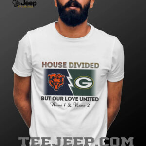 House Divided G But Our Love United Name 1 & Name 2 shirt