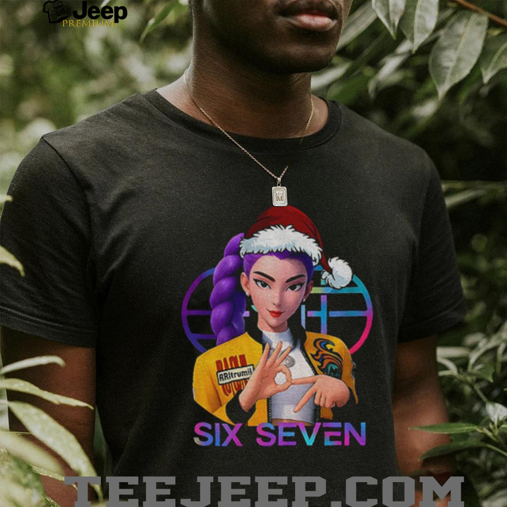 Huntrix K Pop Demon Hunters 6 7 Meme Funny Christmas shirt Huntrix K Pop Demon Hunters 6 7 Meme Funny Christmas shirt